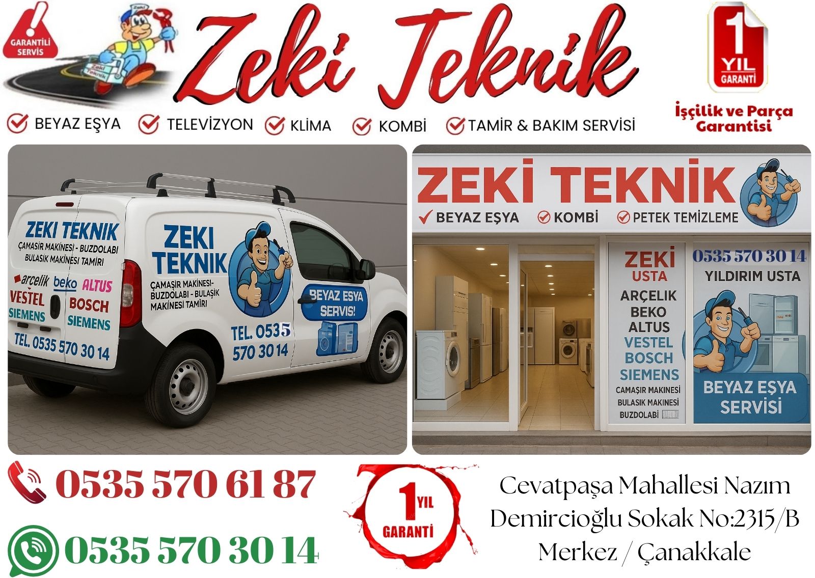 ÇANAKKALE BEKO SERVİSİ